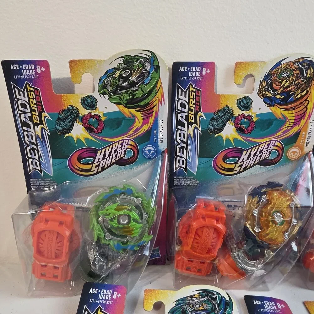 Hasbro Beyblade Burst Rise Hyper Sphere 5x Starter Pack NEW Ace Wizard Harmony